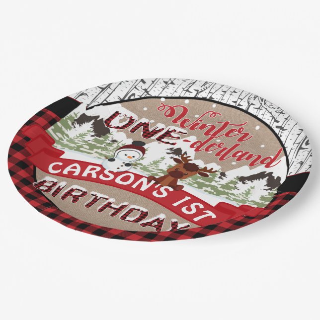 Plato De Papel Placa de papel de fiesta de cumpleaños en tierra f (Angular)