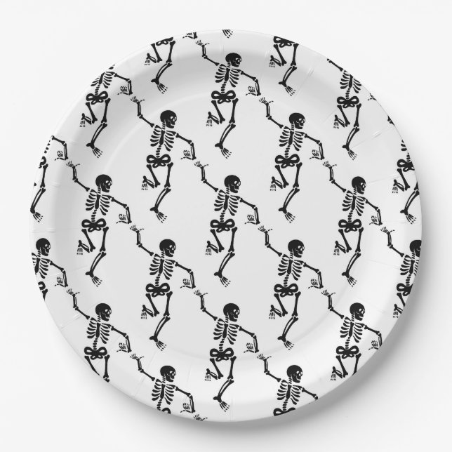 Plato De Papel Placa de papel de fiesta de Halloween (Anverso)
