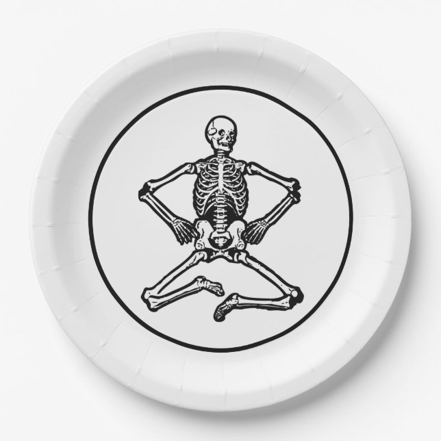 Plato De Papel Placa de papel de fiesta de Halloween (Anverso)