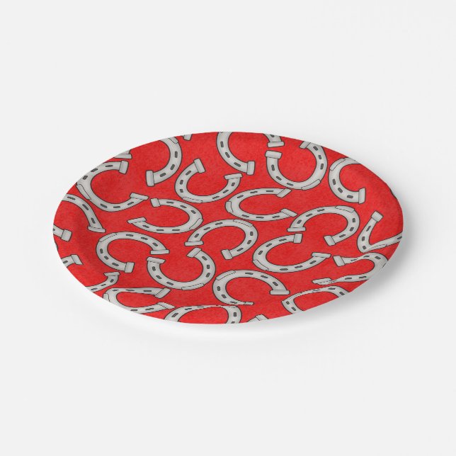 Plato De Papel Placa de papel de fiesta de zapatos para caballos (Angular)