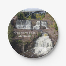 Plato De Papel Placa de papel de Goosberry Falls