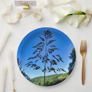 Plato De Papel Placa de papel de gramíneas Johnson