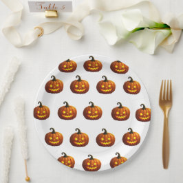 Plato De Papel Placa de papel de Halloween