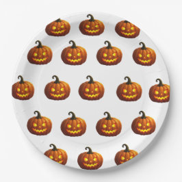 Plato De Papel Placa de papel de Halloween