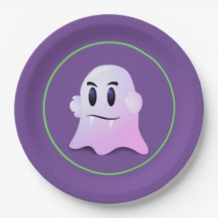 Plato De Papel Placa de papel de Halloween