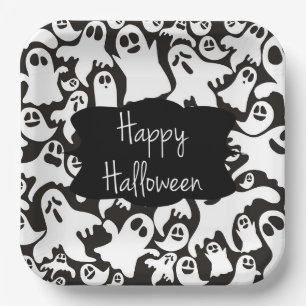 Plato De Papel Placa de papel de Halloween
