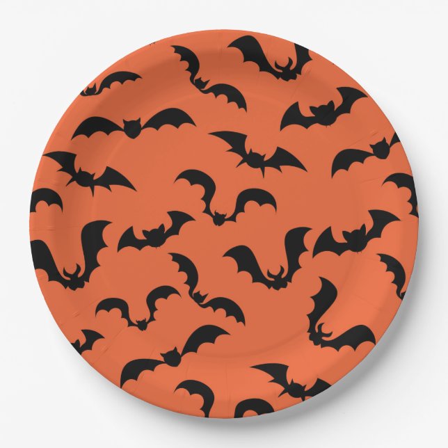 Plato De Papel Placa de papel de Halloween (Anverso)