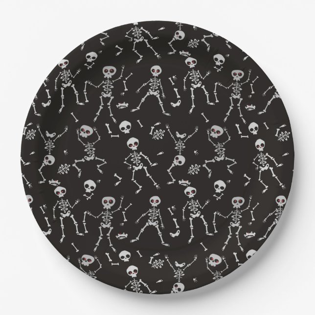 Plato De Papel Placa de papel de Halloween (Anverso)