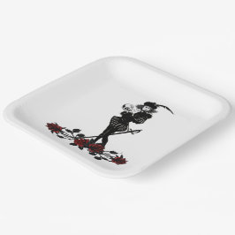 Plato De Papel Placa de papel de Hamlet