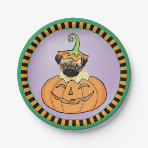 Plato De Papel Placa de papel de hojalata de Halloween