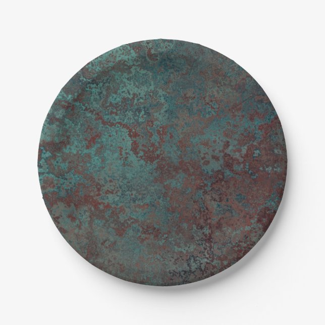 Plato De Papel Placa de papel de impresión "Cobre" (Anverso)