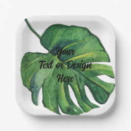 Plato De Papel Placa de papel de jardín