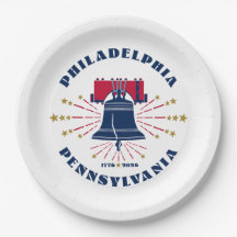 Placa de papel de la Campana de la Libertad de Fil