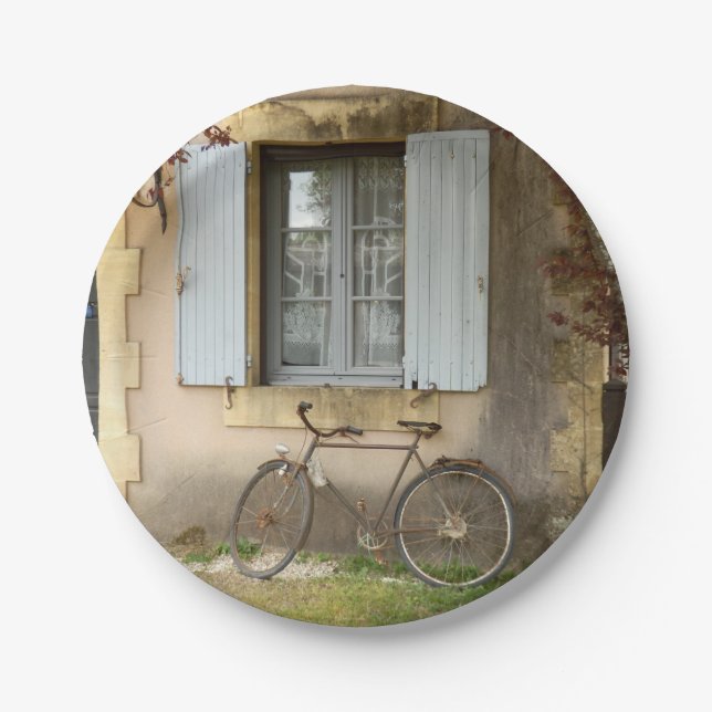 Plato De Papel Placa de papel de la casa francesa (Anverso)