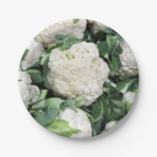 Plato De Papel Placa de papel de la coliflor