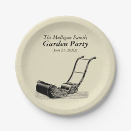 Plato De Papel Placa de papel de la fiesta de jardín de la
