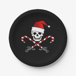 Plato De Papel Placa de papel de la fiesta de Navidad del pirata