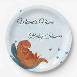 Plato De Papel Placa de papel de Mama & Me Otter