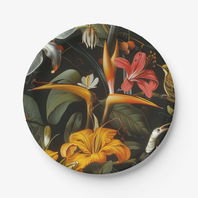 Plato De Papel Placa de papel de montaña rusa para la fiesta del  (Anverso)