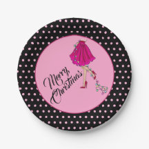 Placa de papel de Navidades de vuelo