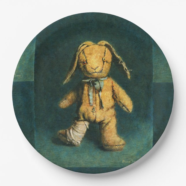 Plato De Papel Placa de papel de peluche znante (Anverso)