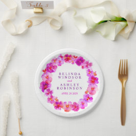 Plato De Papel placa de papel de personalizado de color de agua r