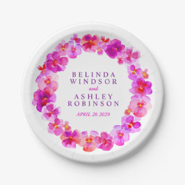 Plato De Papel placa de papel de personalizado de color de agua r