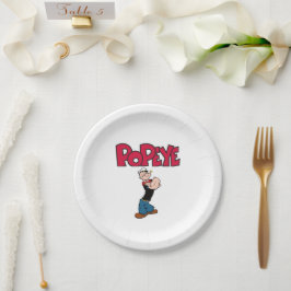 Plato De Papel Placa de papel de popeye