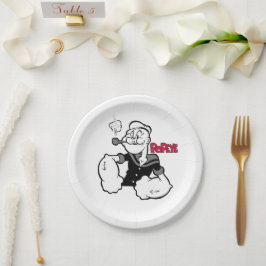 Plato De Papel Placa de papel de popeye