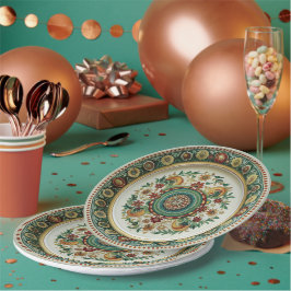 Plato De Papel Placa de papel de porcelana de los antiguos herman