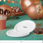 Plato De Papel Placa de papel de prueba<br><div class="desc">afdf</div>