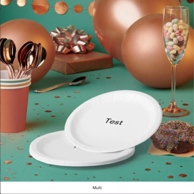 Plato De Papel Placa de papel de prueba (Subido por el creador)