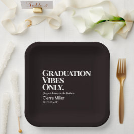 Plato De Papel Placa de papel de sólo vibraciones de graduación