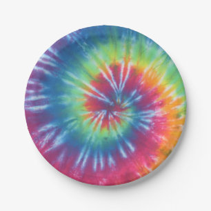 Plato De Papel Placa De Papel De Tejido Swirl