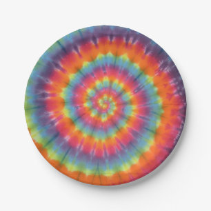 Plato De Papel Placa De Papel De Tejido Swirl