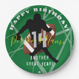 Plato De Papel Placa de papel de tema de FOOTBALLPlacas de papel 