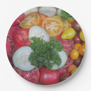 Plato De Papel Placa de papel de tomate