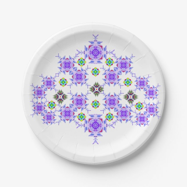 Plato De Papel Placa de papel de vacaciones (Anverso)