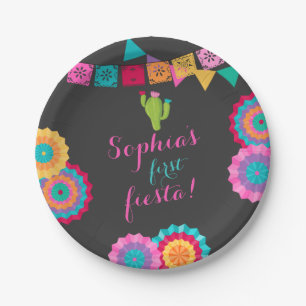 Plato De Papel Placa de papel del cumpleaños de la fiesta ningun
