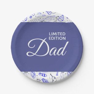 Plato De Papel Placa de papel del día de padre del PAPÁ de la