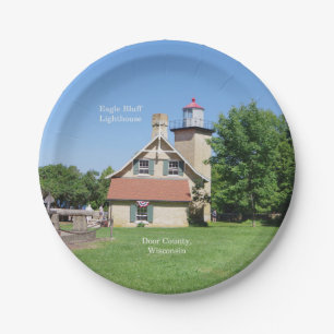 Plato De Papel Placa de papel del faro Eagle Bluff