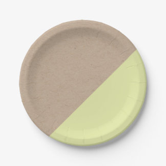 Plato De Papel Placa de papel desechable de Kraft y pastel