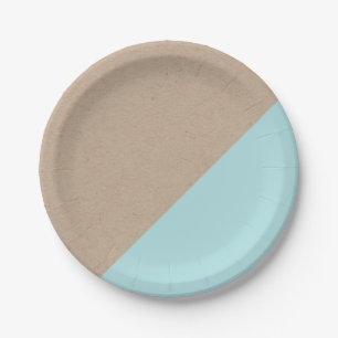 Plato De Papel Placa de papel desechable de Kraft y pastel