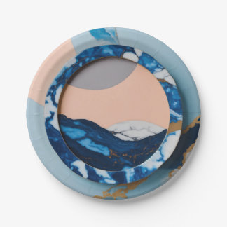 Plato De Papel Placa de papel EcoChic Dining Delight