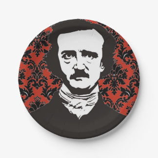 Plato De Papel Placa de papel Edgar Allan Poe