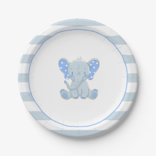 Plato De Papel Placa de papel elefante - niño