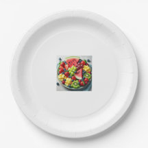 Placa de papel elegante