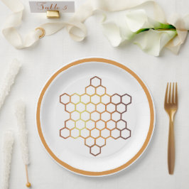 Plato De Papel Placa de papel estrella para honeycomb