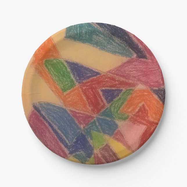 Plato De Papel Placa de papel Fiesta (Anverso)