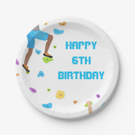 Plato De Papel Placa de papel Fiesta de escalada de roca colorida